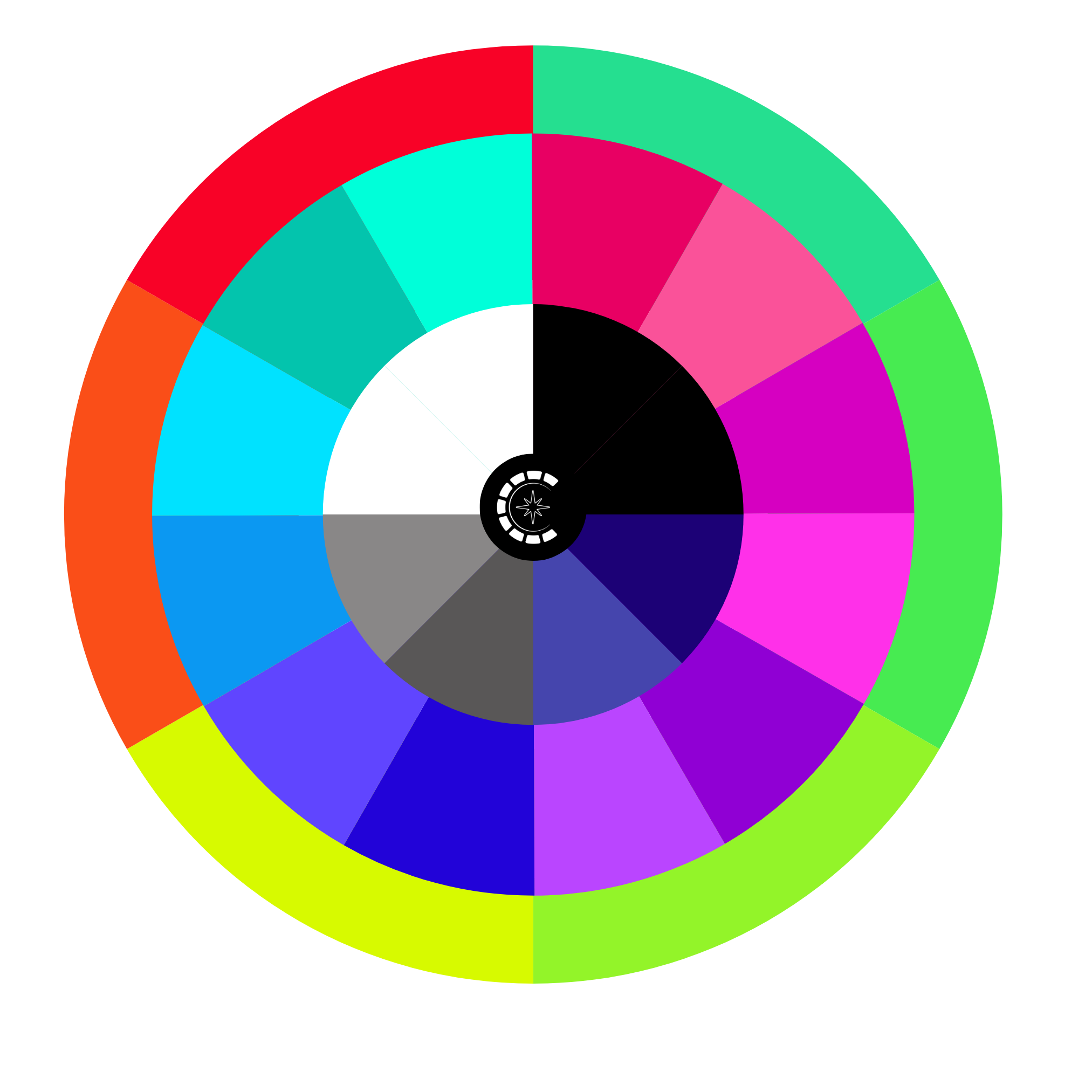 The Colour Compass Sticker (Pack of 2)