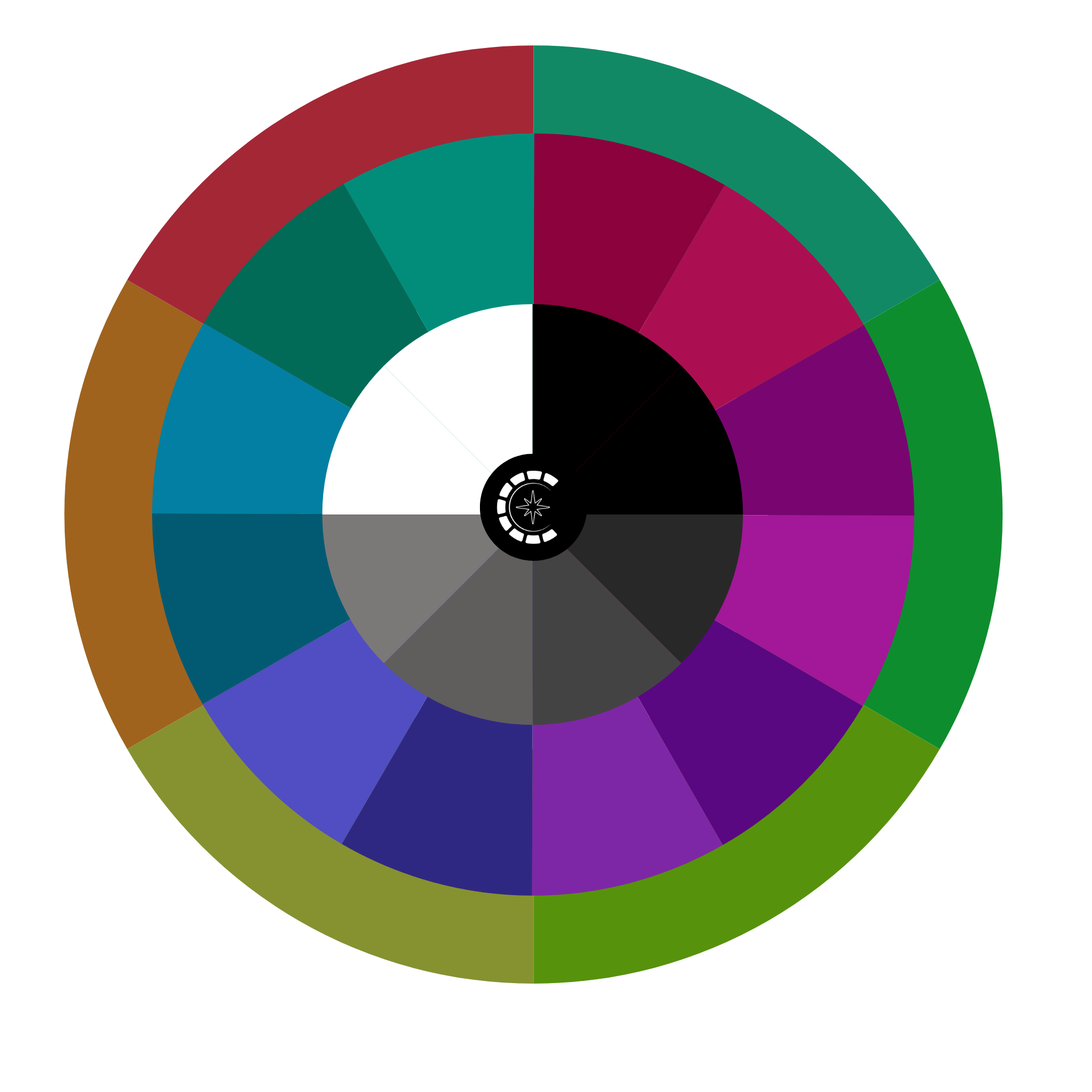 The Colour Compass Sticker (Pack of 2)