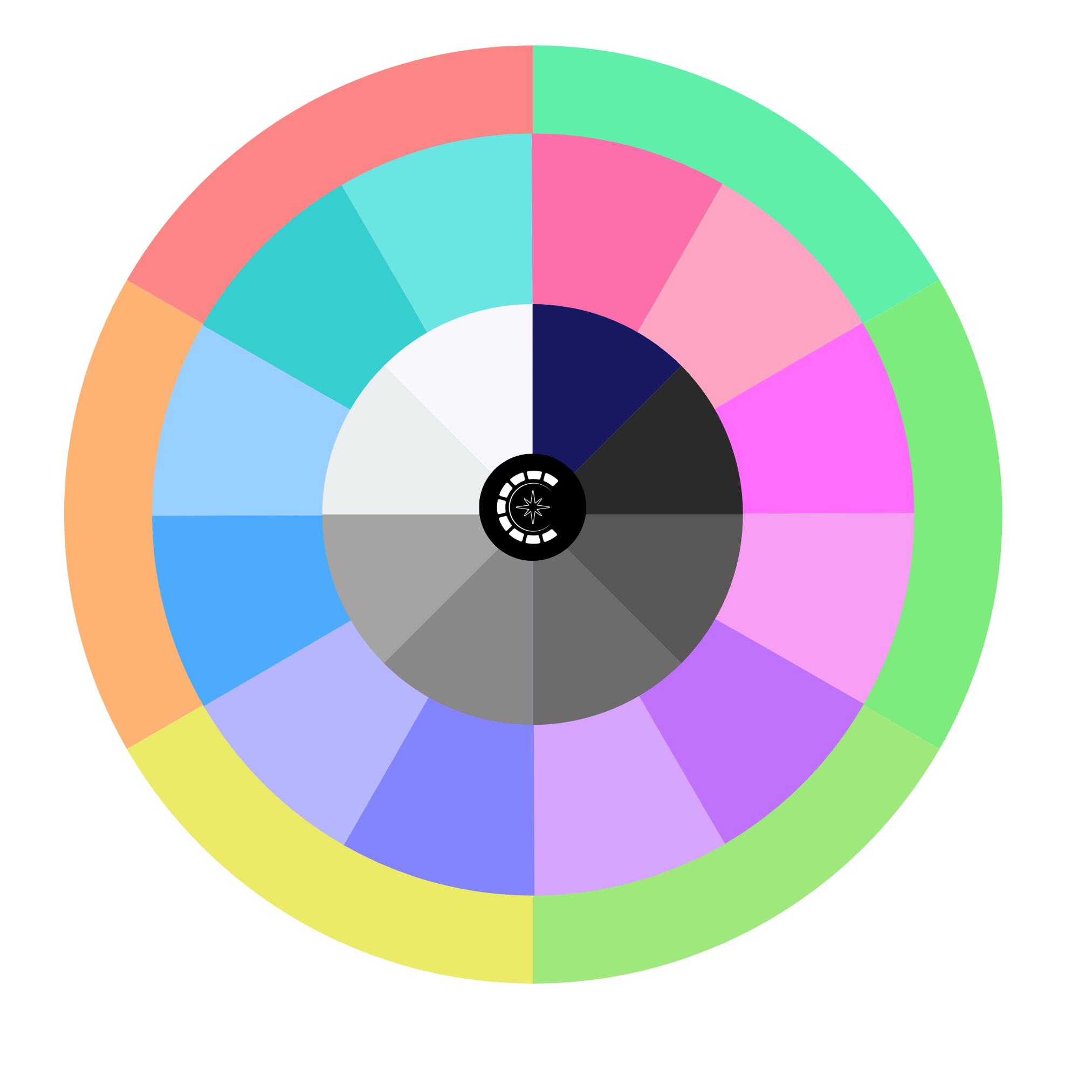 The Colour Compass Sticker (Pack of 2)
