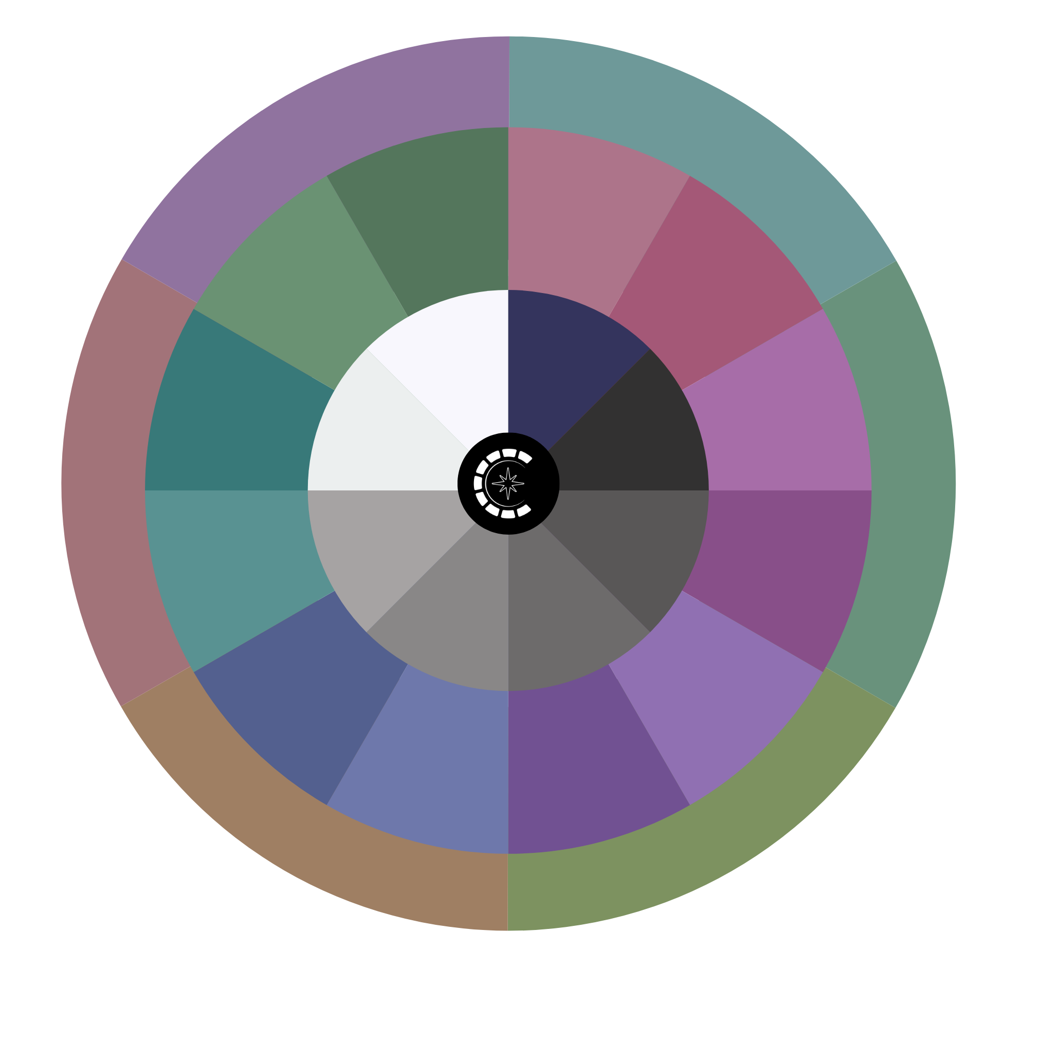 The Colour Compass Sticker (Pack of 2)