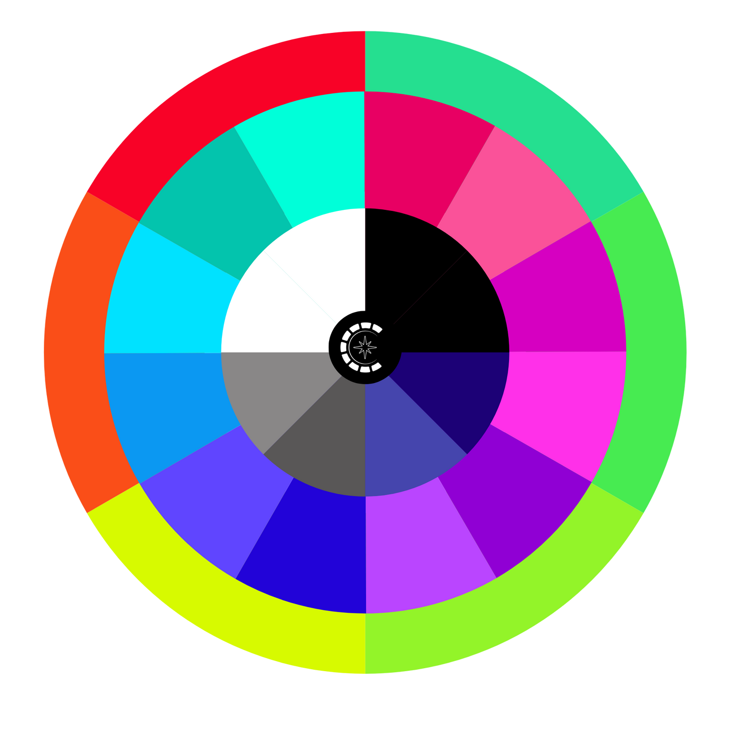 The Colour Compass Sticker (Pack of 2)