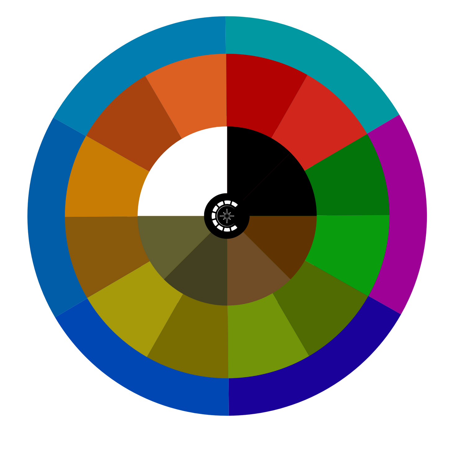 The Colour Compass Sticker (Pack of 2)