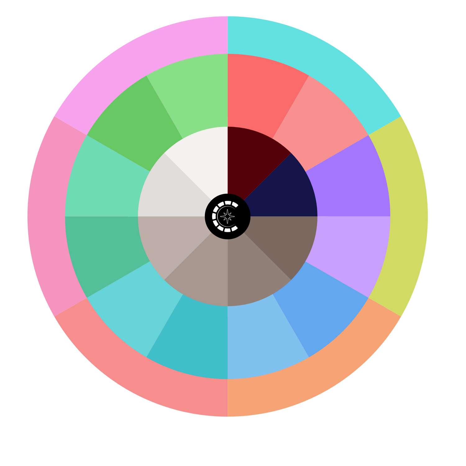 The Colour Compass Sticker (Pack of 2)