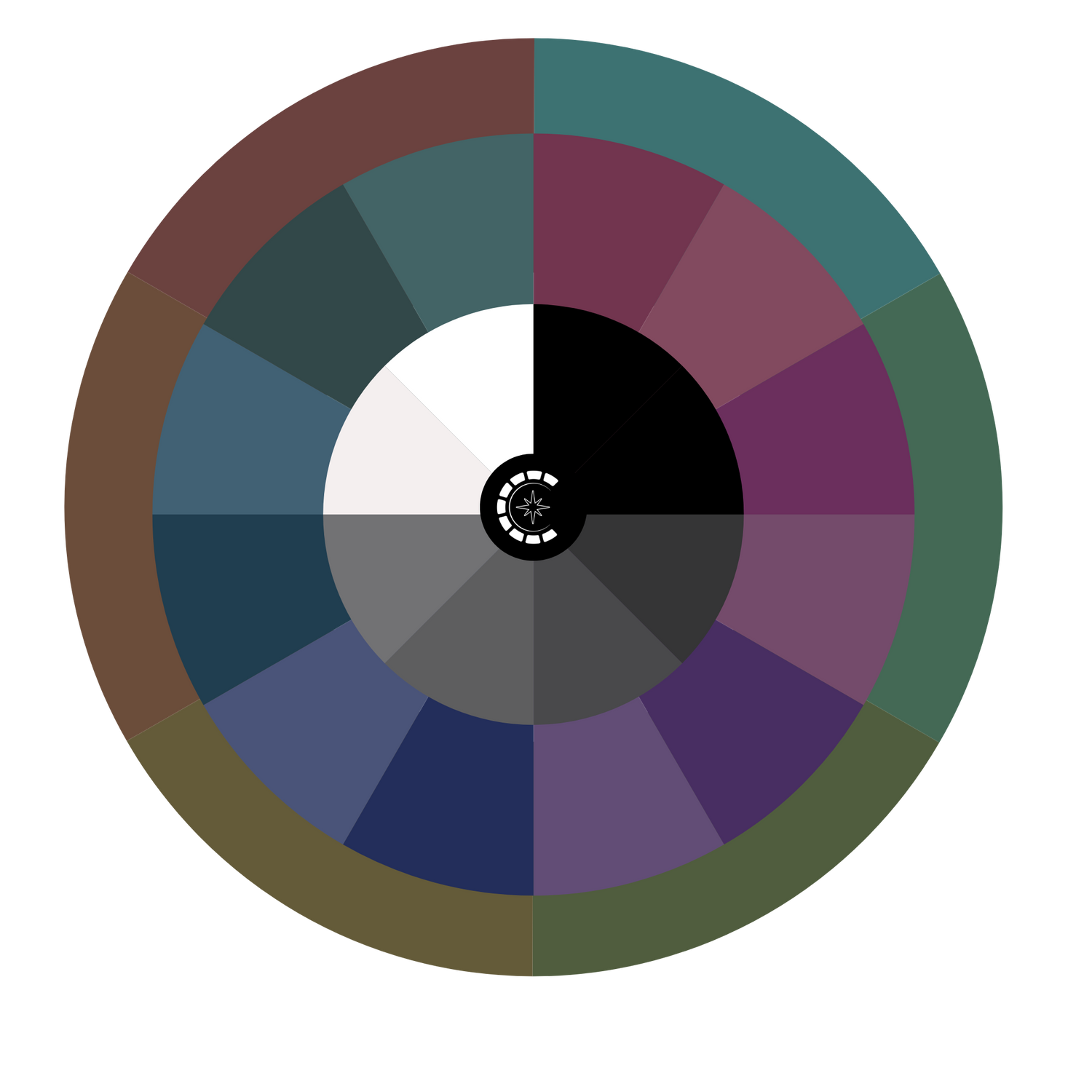 The Colour Compass Sticker (Pack of 2)